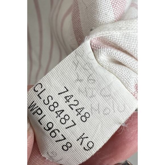 Vintage Sears Roebuck and Co Short Sleeve Mens Button Up Striped Shirt 16 - Picture 7 of 8